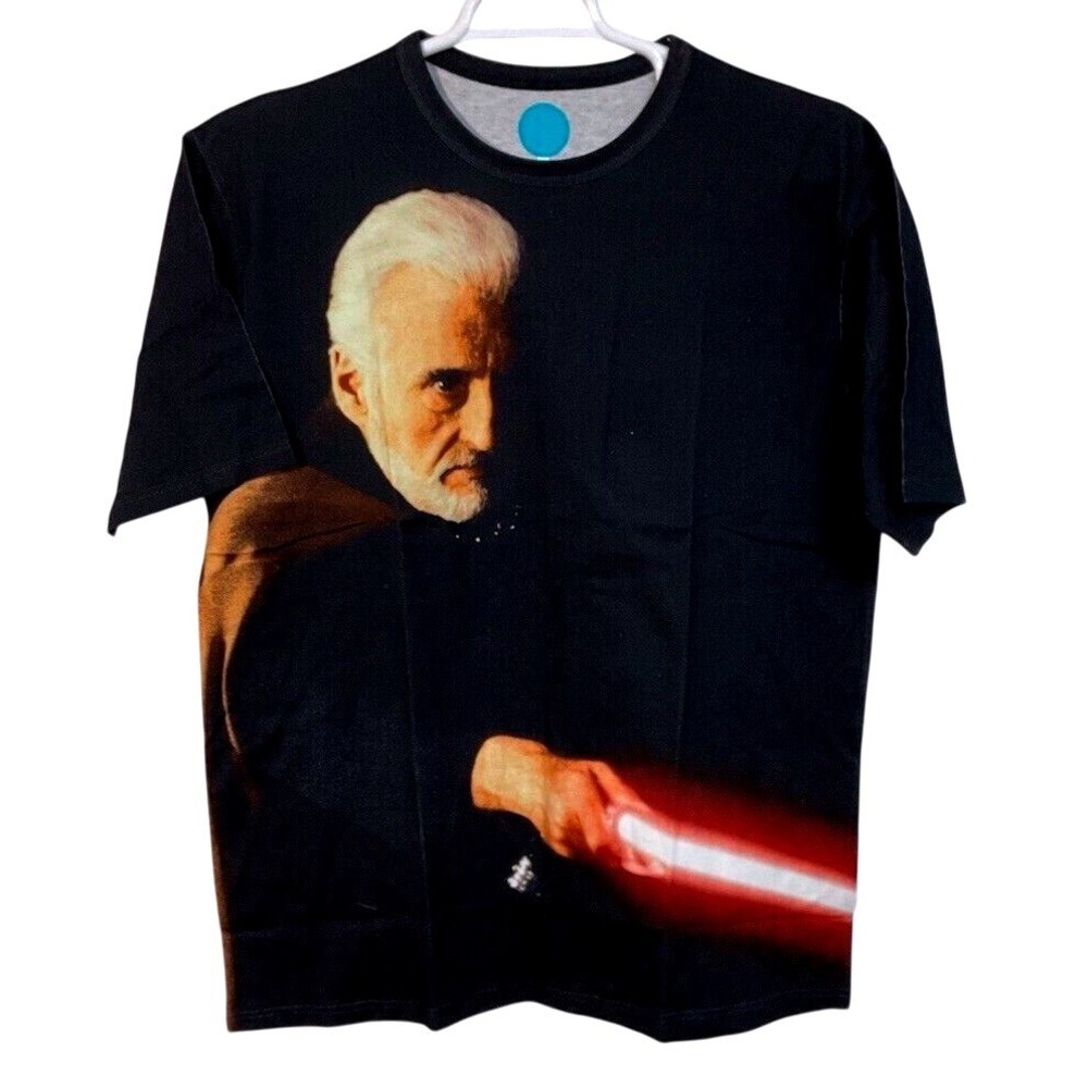 The Store Dot X Star Wars Sith EP2 COUNT DOOKU Tee T‎ Shirt Black NWOT Sz XXL